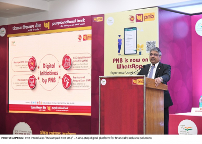 Punjab National Bank launches revamped "PNB ONE" app, a single window digital platform for financial services