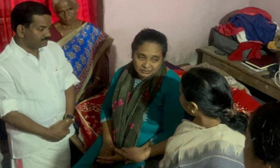 കാട്ടാന ആക്രമണത്തില്&zwj; മരണപ്പെട്ട ബിജുവിൻറെ വീട് സന്ദര്&zwj;ശിച്ച് ആരോഗ്യ വകുപ്പ് മന്ത്രി വീണാ ജോര്&zwj;ജ്