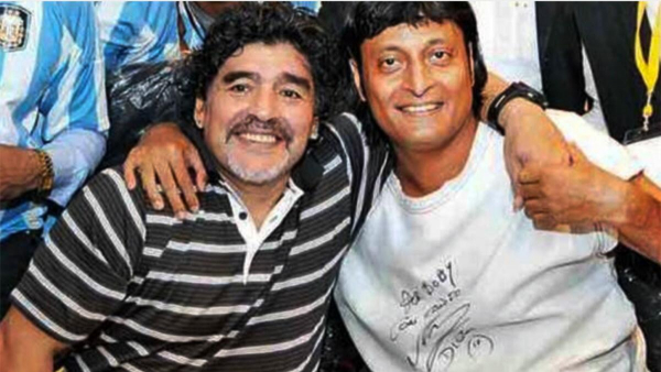Bobby Chemmannur to Qatar World Cup with Maradona&#039;s gold sculpture and message