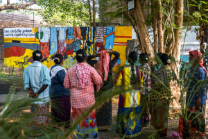 &#039;Lightning Pillars of the Day&#039;: Biennale honors women workers on Women&#039;s Day