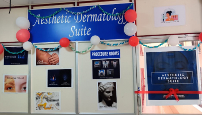 The first aesthetic dermatology suite in the government sector