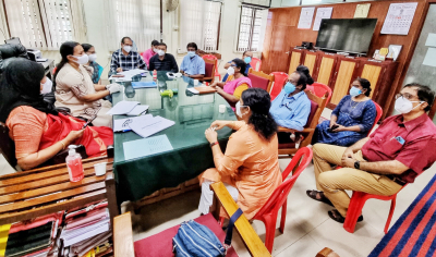 Minister veena george at kozhikode medical college