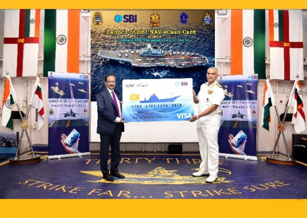 SBI and the Indian Navy have launched the NAV-Ecash Card