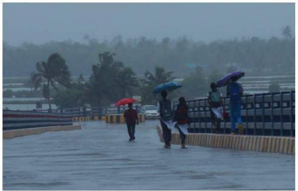 ശക്തമായ കാറ്റിന് സാധ്യത