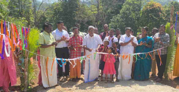 നവീകരിച്ച വഞ്ചിവയൽ ട്രൈബൽ കോളനി മാങ്കാത്തൊട്ടി റോഡ് ഉദ്‌ഘാടനം ചെയ്തു