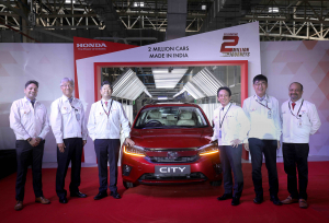Honda Cars has crossed two million production milestone in India