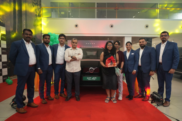 Volvo Electric Luxury SUV - XC40 Recharge has started distribution in Kerala