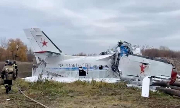 At least 16 people have been killed in a plane crash in Russia