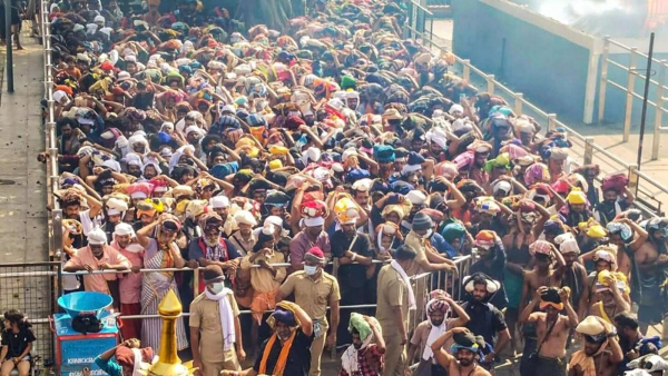 Crowding under control at Sabarimala; more restrictions from today