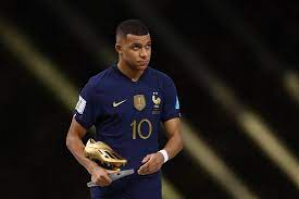 Mbappe won the Golden Boot with eight goals in the Qatar World Cup